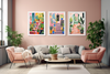 A Curated Collection of Wall Art Prints for Pink Lovers