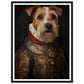 Tudor-Era Neck Ruff Dog Portraiture Wall Art Print