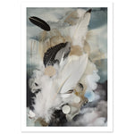 Load image into Gallery viewer, Calm Feathered Skies Abstract Feathers Wall Art Print