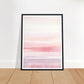 Minimalist Light Pink Blush Abstract Wall Art Print