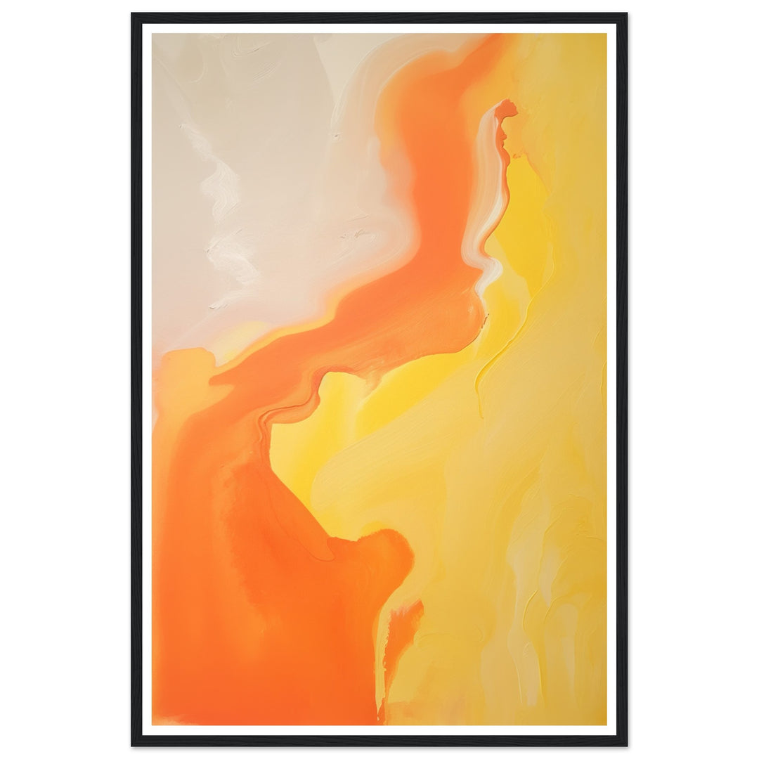 Radiant Fusion - Melted Waves of Orange and Yellow