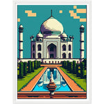 Load image into Gallery viewer, Pixel Perfect Taj Mahal Illustration Wall Art Print
