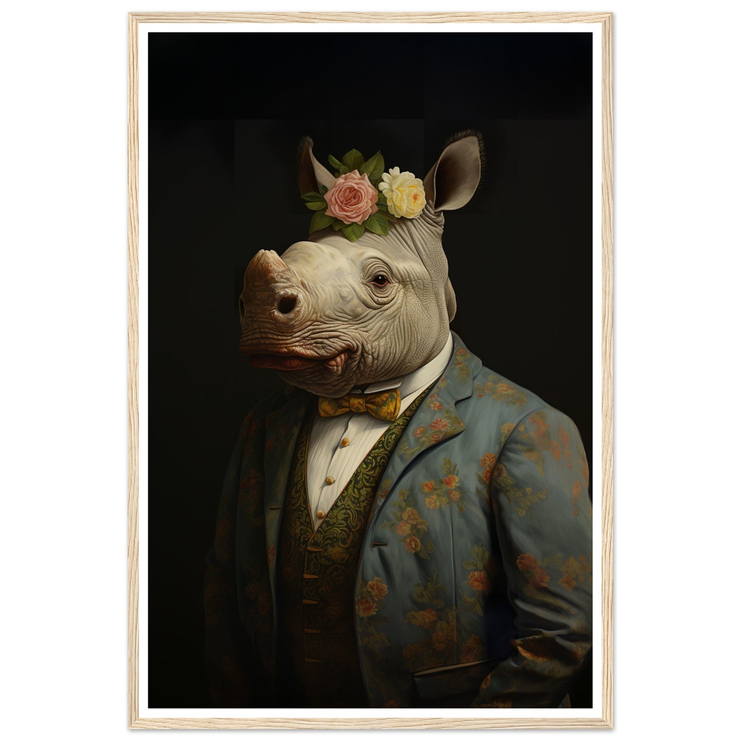 Regency Era Rhino Portraiture