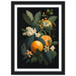 Tropical Orange Botanical Vignette Wall Art Print