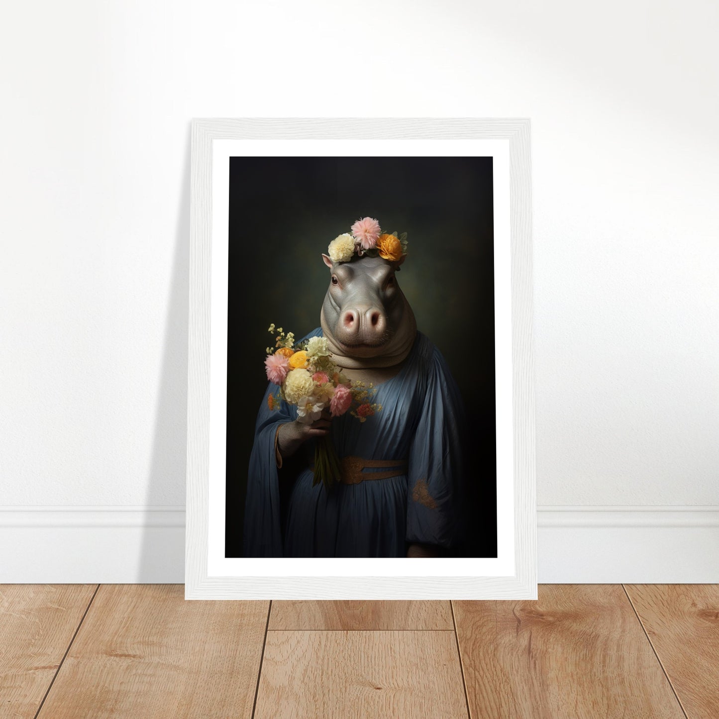 Regency Hippo With Flower Crown