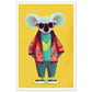 Trendy Koala Couture Illustration Wall Art Print