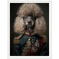 Poodle General Renaissance Animal Portraiture Wall Art Print