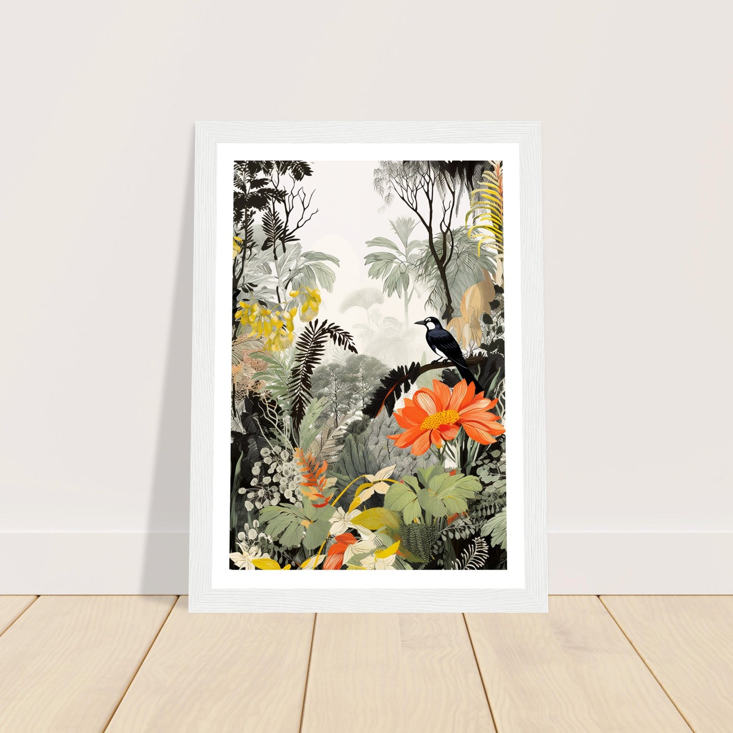 Lush Jungle Canopy Wall Art Print