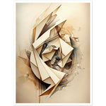 Load image into Gallery viewer, Neutral Abstract Shapes Flow Wall Art Print