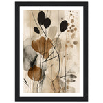 Load image into Gallery viewer, Earthly Abstract Plant Patterns Collage Wall Art Print