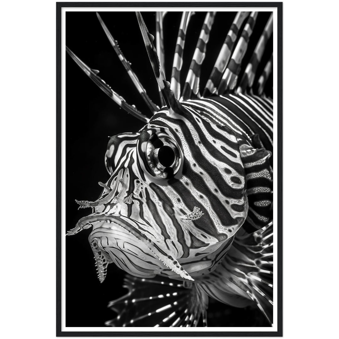 Regal Fins: Lionfish Close-Up