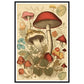 Whimsical Fungi - Vintage Botanical Wall Art Print