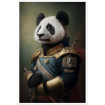 Load image into Gallery viewer, Panda Army General Portraiture Wall Art Print
