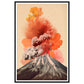 Volcanic Symphony Minimalist Wall Art Print