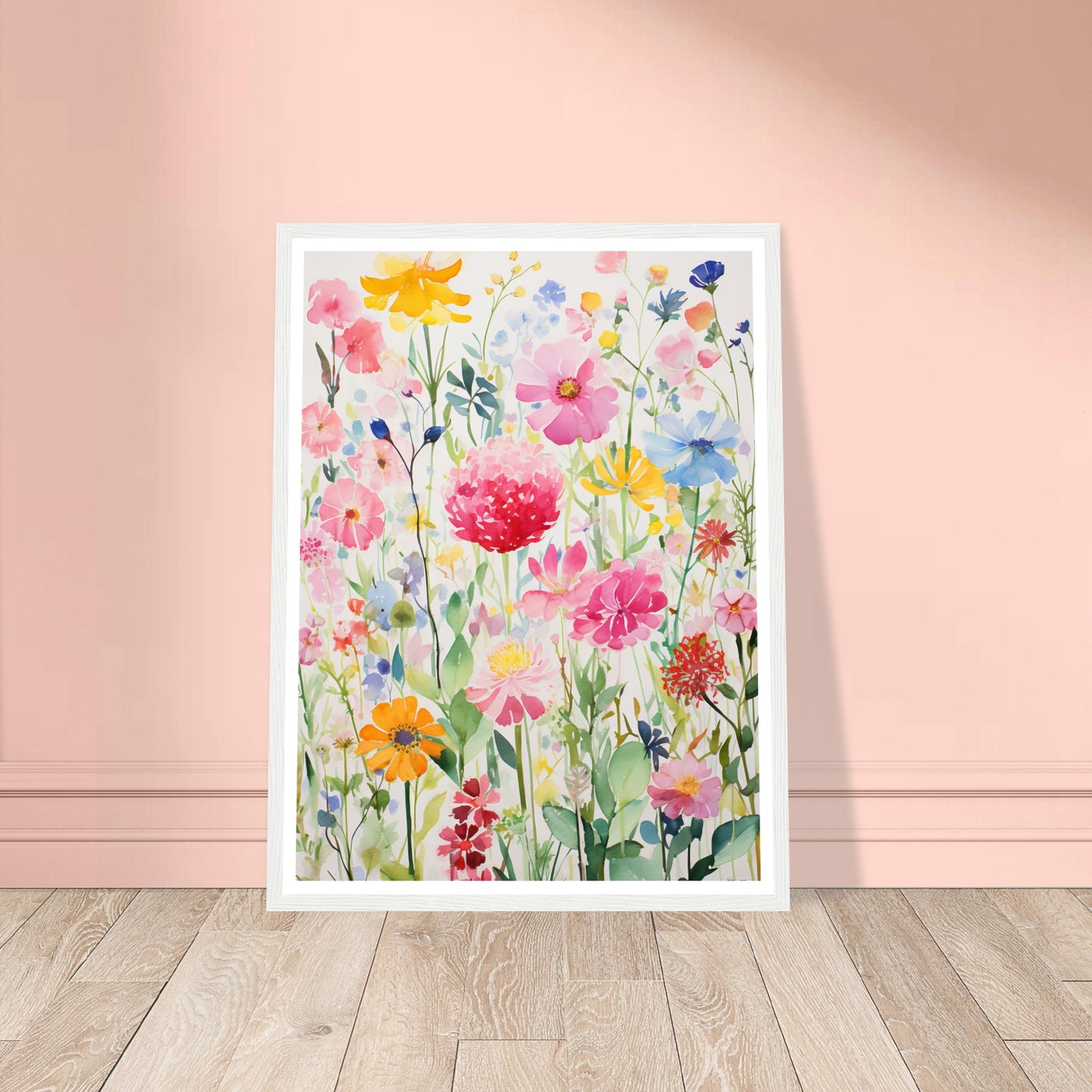 Floral Blossom Whimsy Botanical Wall Art Print