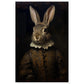 Vintage Tudor Rabbit Portraiture Wall Art Print