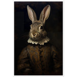 Load image into Gallery viewer, Vintage Tudor Rabbit Portraiture Wall Art Print
