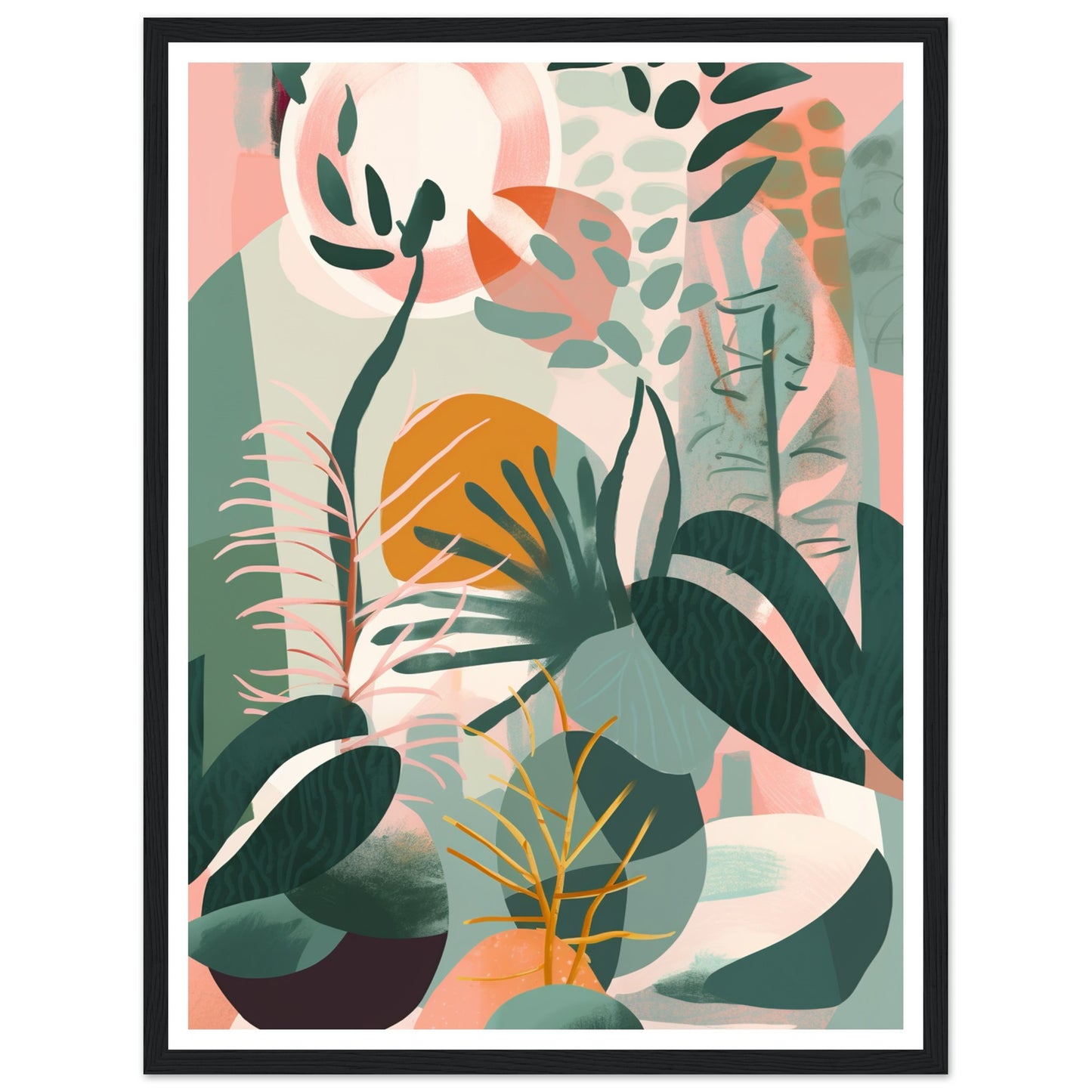 Plant Party Pretty Pastels Wall Art Print