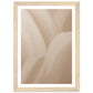 Gentle Rake Textures On Blushing Plaster Wall Art Print