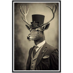 Load image into Gallery viewer, Vintage Stag Portraiture Wall Art Print
