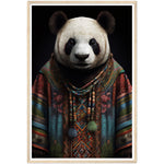 Load image into Gallery viewer, Panda in Dashiki Wall Art Print
