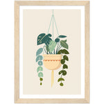 Load image into Gallery viewer, Macrame Trendy Plant Pot Wall Art Print