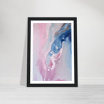 Load image into Gallery viewer, Whispering Pink and Blue Fluid Painting Wall Art Print