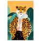 Trendy Leopard Chic Wall Art Print