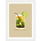 Cool Caipirinha Cocktail Drink Wall Art Print