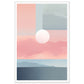 Lagoon Dreams - Pastel Tones in Abstract Blocks Wall Art Print