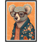 Trendy Koala Illustration Wall Art Print