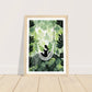 Minimalist Hammock In Lush Chic Garden Wall Art Print