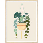 Load image into Gallery viewer, Macrame Trendy Plant Pot Wall Art Print