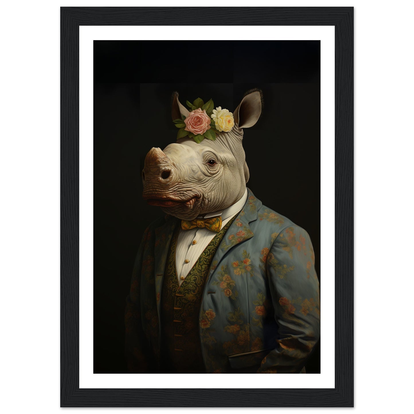 Regency Era Rhino Portraiture