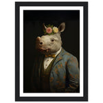 Load image into Gallery viewer, Regency Era Rhino Portraiture