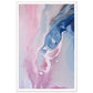 Whispering Pink and Blue Fluid Painting Wall Art Print