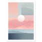 Lagoon Dreams - Pastel Tones in Abstract Blocks Wall Art Print