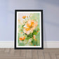 Soft Earthy Close-Up Marigold Flower Wall Art Print