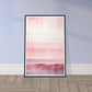 Minimalist Light Pink Abstract Wall Art Print