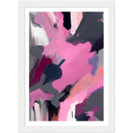 Load image into Gallery viewer, Nature&#39;s Emotive Pink Abstract Brushstrokes Wall Art Print