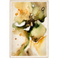 Nature's Analogous Symphony - Olive & Orange Watercolours Wall Art Print