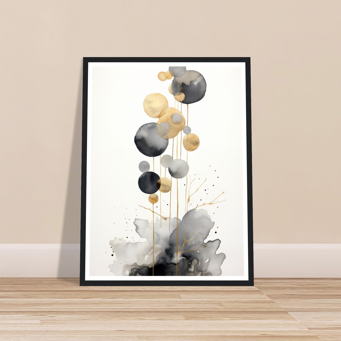 Celestial Minimalist Abstract Shapes Wall Art Print