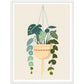 Macrame Trendy Plant Pot Wall Art Print