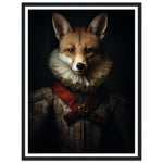 Load image into Gallery viewer, Vintage Tudor Neck Ruff Fox Portraiture Wall Art Print
