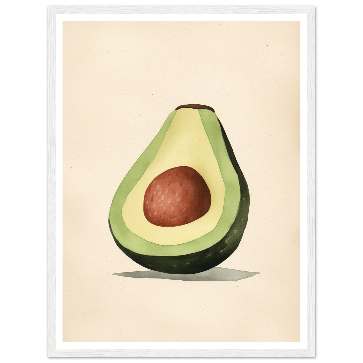 Tasty Sliced Avocado Kitchen Wall Art Print