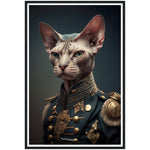 Load image into Gallery viewer, General Sphynx Cat Portraiture Wall Art Print