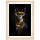 Regency Stag Art Print - Floral Stag