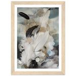 Load image into Gallery viewer, Calm Feathered Skies Abstract Feathers Wall Art Print
