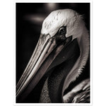 Load image into Gallery viewer, Close-up Pelican Photograph Wall Art Print