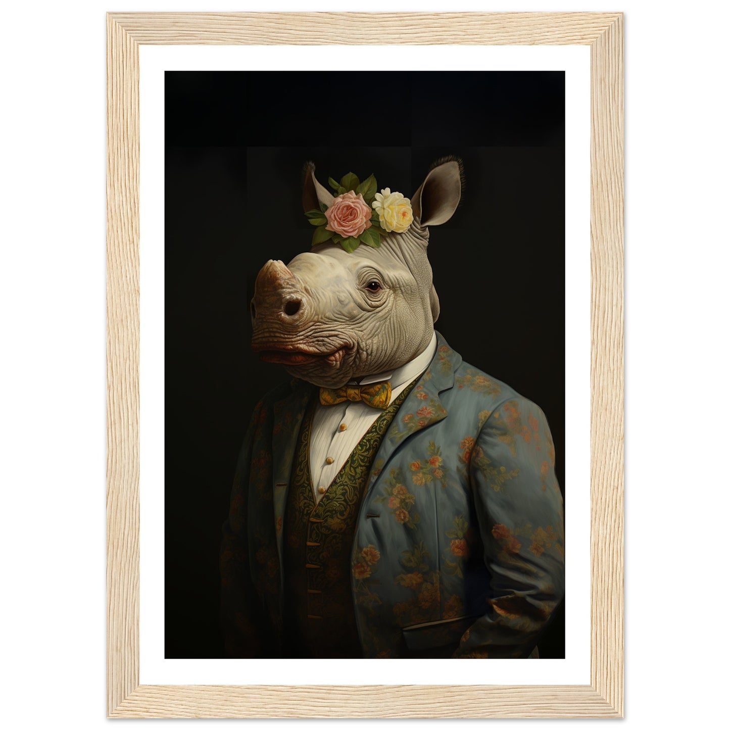 Regency Era Rhino Portraiture